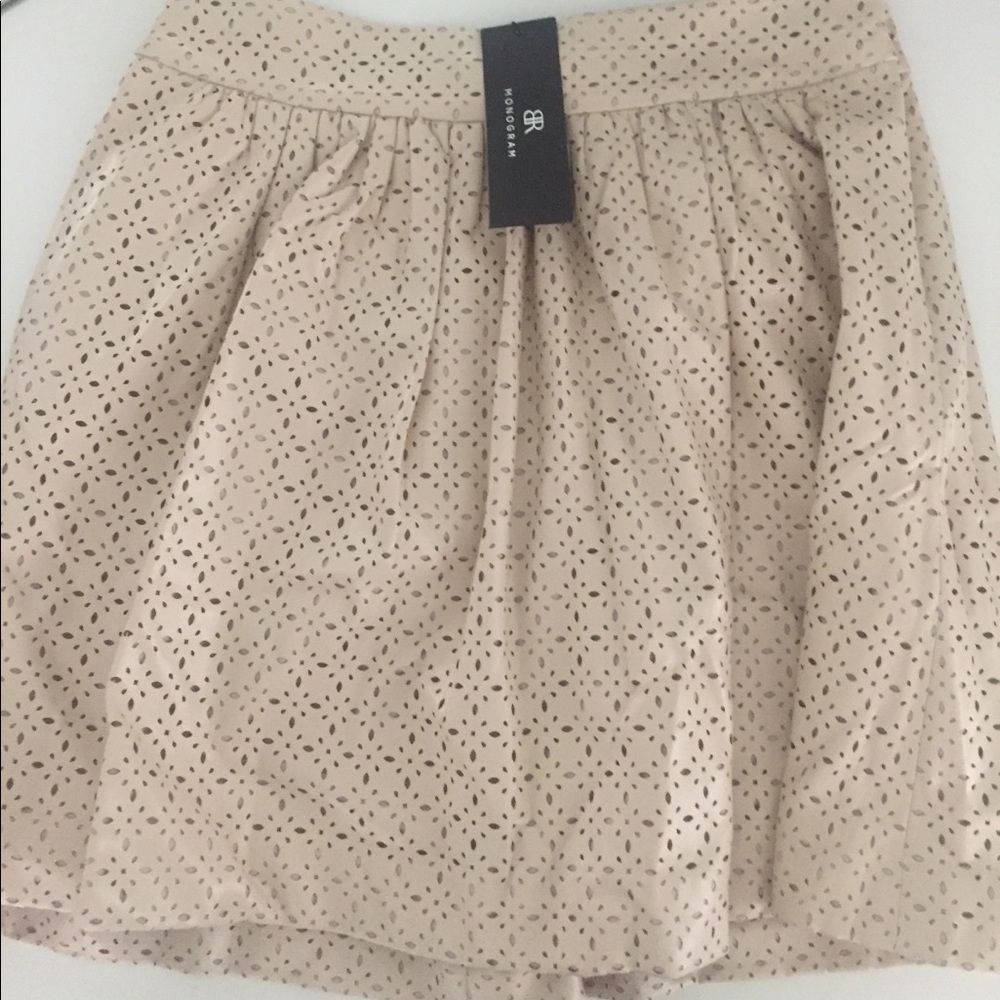 Faux leather Banana Republic skirt